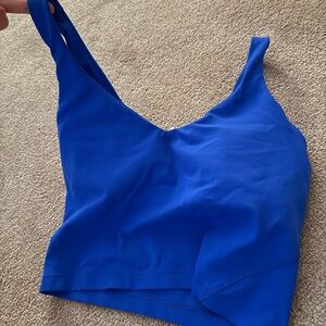 lululemon athletica Vibrant Blue Align tank